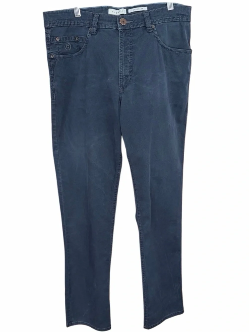 Bugatti Men's Nevada Regular Fit blue pants size 34/34.
